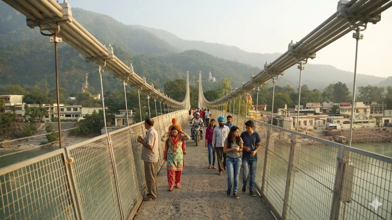 Ram Jhula Bridge – Rishikesh